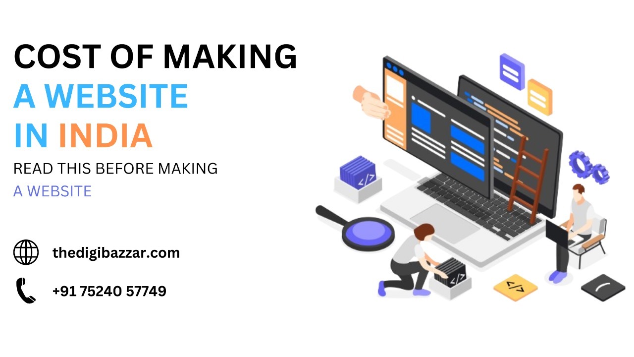 cost of making a website in india