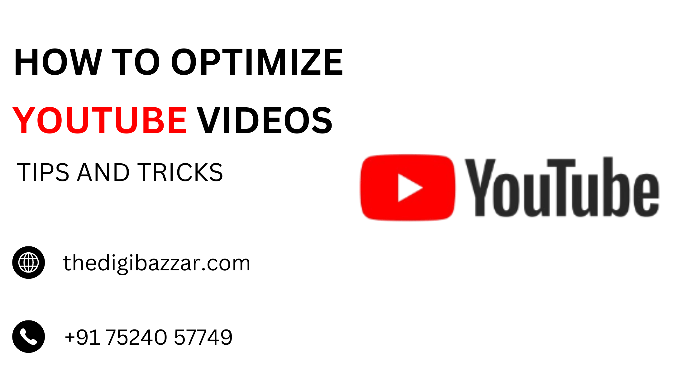 YOUTUBE VIDEO OPTIMIZATION